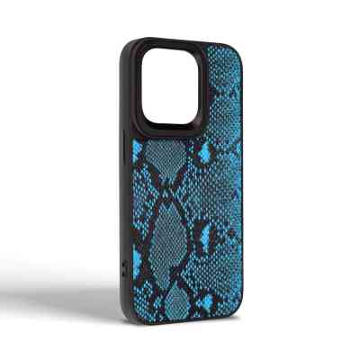 Чохол до мобільного телефона Harder Genuine Snake Apple iPhone 14 Pro Dark Blue (ARM76787) Вінниця