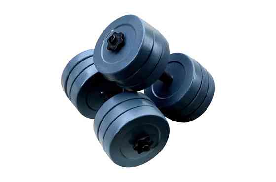 Штанга набірна на 82 кг + Гантелі по 16 кг Гантелі, гирі, штанги та диски граниліт Київ