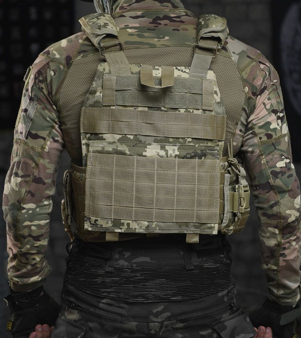 Плитоноска з напашником і підсумками піксель швидке скидання Одеса - фото 18