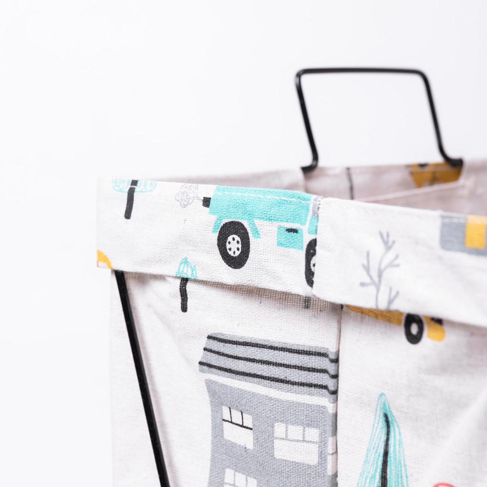 Yiwu Кошик для білизни на підставці 36×30×55 (см) м'який HP-41-3 Київ - фото 3