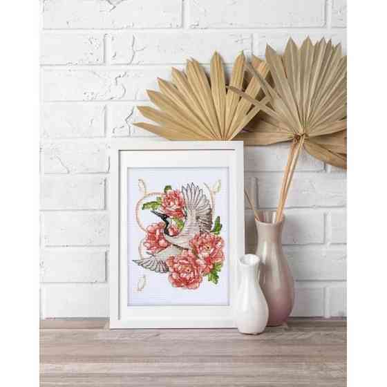 Набор для вышивания крестиком «На крыльях к мечте» AH-225 с пяльцами Винница