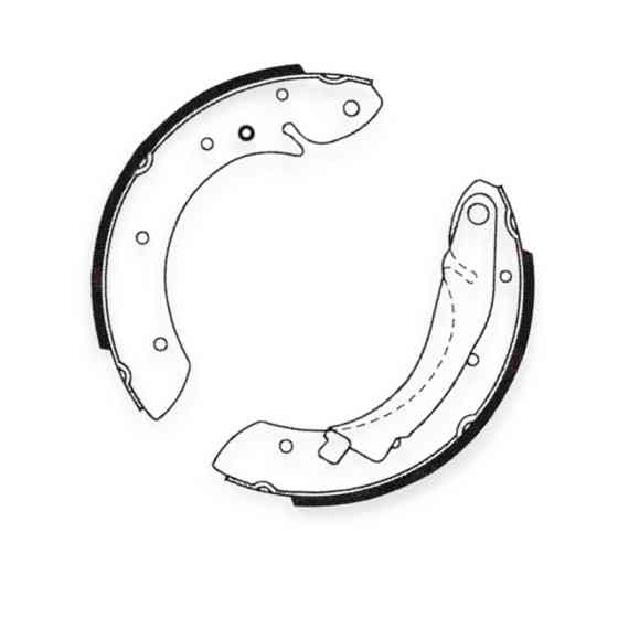 Колодки Ситроен Berlingo, автомобиль Пежо Partner (96-08) (229x42) (ABE) барабанные Мукачево