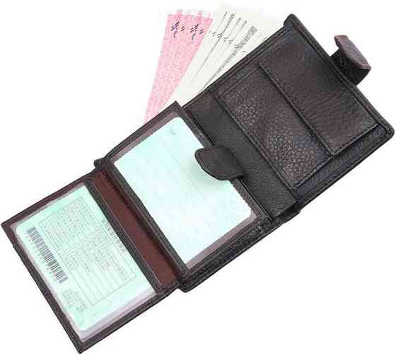 Кошелек мужской Vintage 14497 Черный Киев