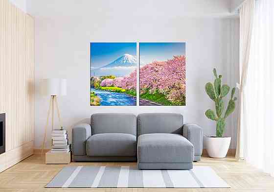 Модульная картина в гостиную / спальню  Вечірній Лондон TLV-2_023 120х170 см Київ