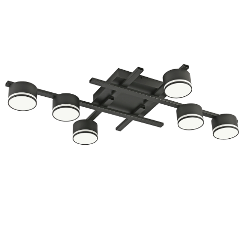 LED Світильник під лампу 6*GX53 накладний чорний VL-SPF31-6B Videx Житомир - изображение 2