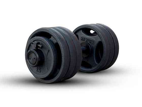 Гантелі олімпійські чавунні 2 по 41 кг Гантелі, гирі, штанги та диски металеві набірні Київ