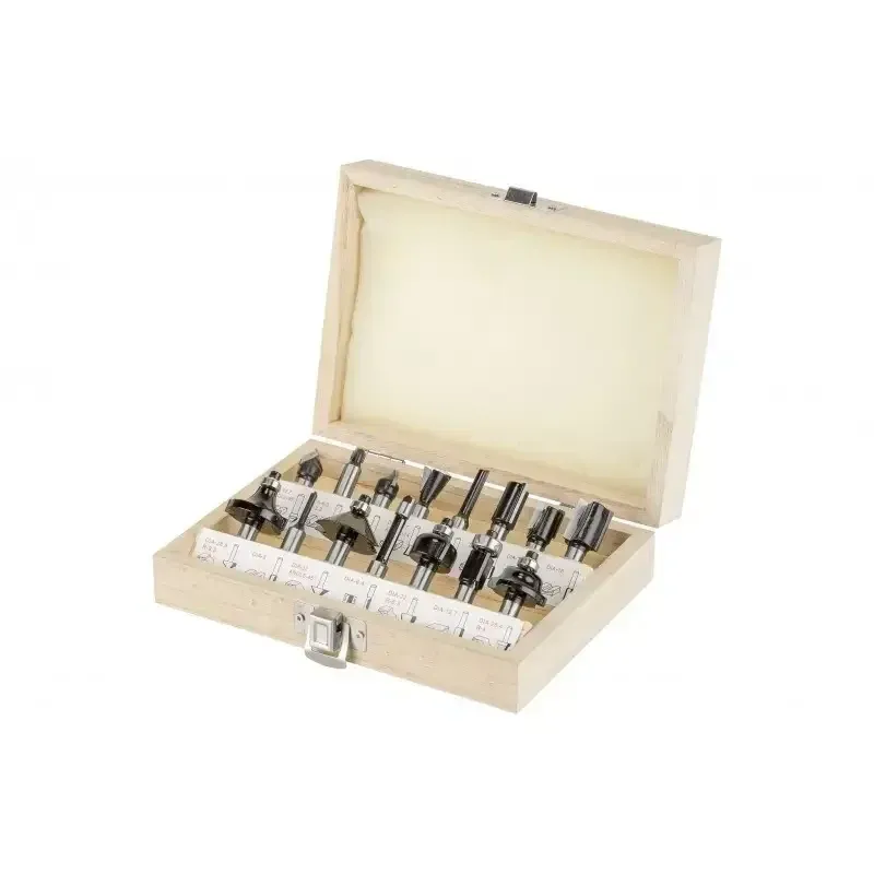 Набір фрез Euro Craft – 15 шт, обробка деревини, кейс Львів - фото 3