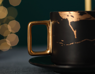 Чайная чашка БЕЛАЯ мрамор кружка с мраморным рисунком 220мл Кременчуг - изображение 6