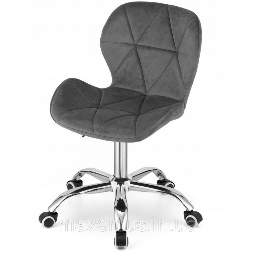 Офисное кресло операторское для персонала Bonro B 5 3 1 кресло на колесах для офиса компьютерное велюр серый Мостиска - изображение 7