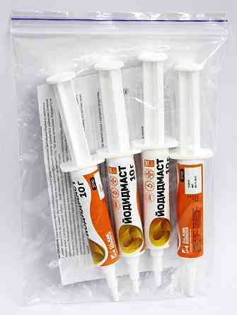 Йодидмаст шприц 10 г (для лікування маститу) O.L.KAR. Вінниця