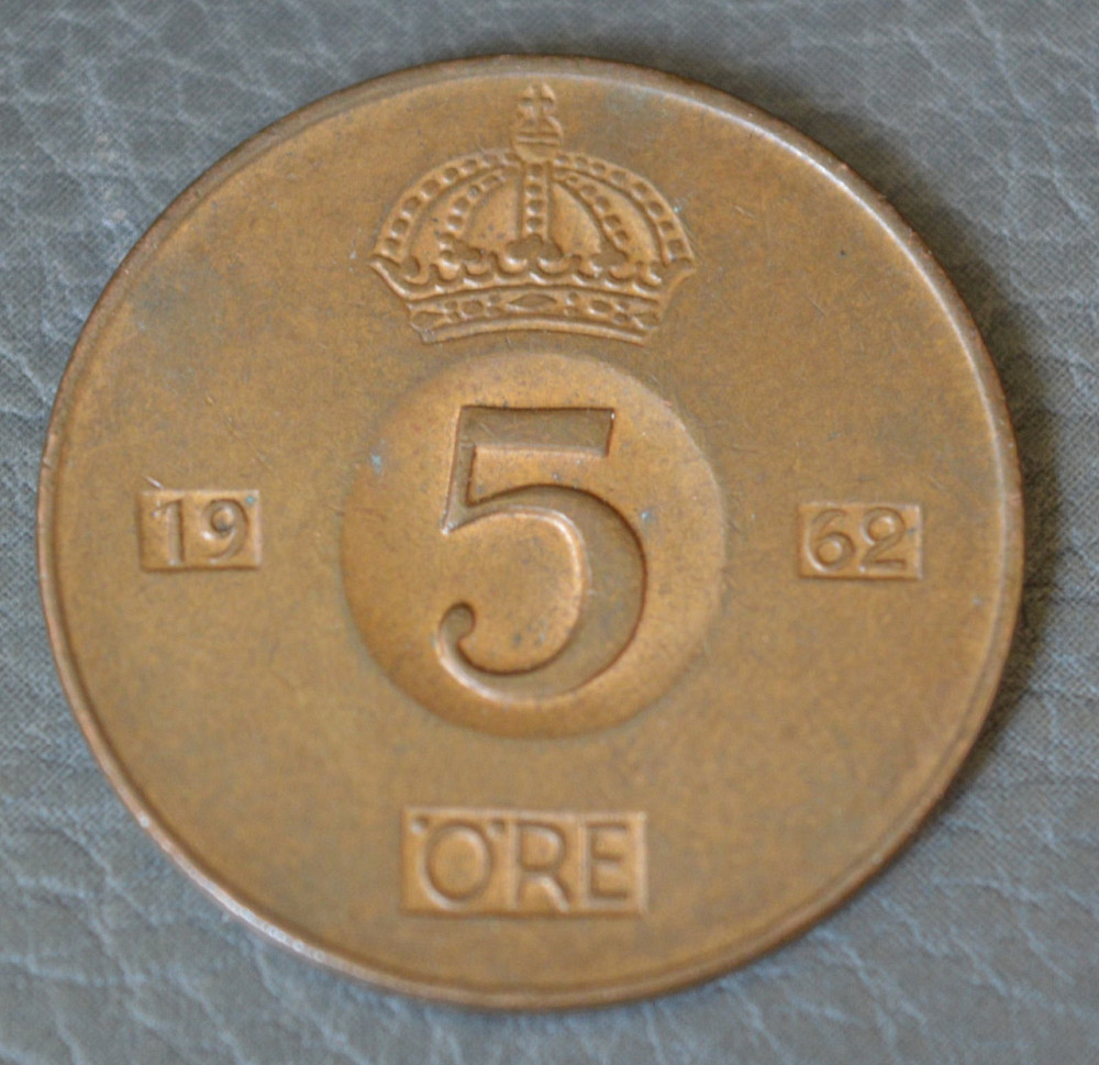 Швеція 5 ері 1962год (1) Полтава - фото 1