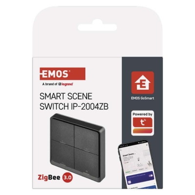 Розумний вимикач EMOS H5016 4 buttons ZigBee 3.0 Black (H5016) Вінниця - фото 7