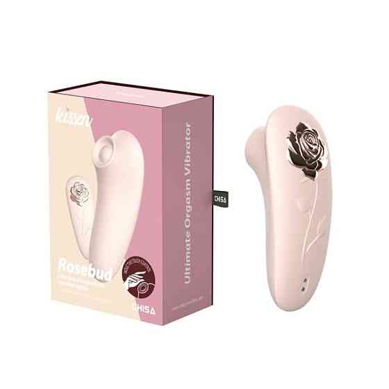 Стимулятор с пульсацией для клитора Chisa Kissen Rosebud персиковый Sex Aura Киев