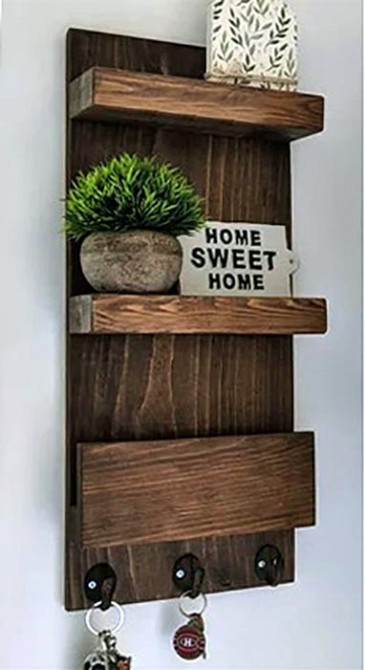 Ключниця дерев'яна "Чиреніль" капучино Миколаїв - фото 1