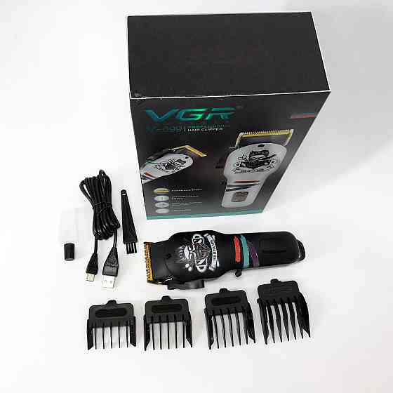 Машинка для стрижки короткой стрижки VGR, Набор для стрижки с зарядкой Машинка мужская WK-66 Львов