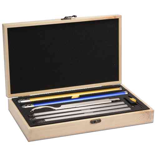 Набір токарних інструментів по дереву, 4 різці та 2 ручки, у кейсі Вінниця