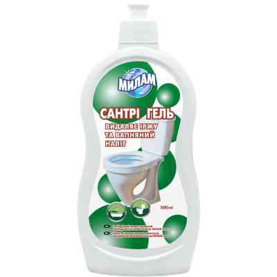 Рідина для чищення ванн Мілам Сантрі гель 500 мл (4820077610119) Вінниця
