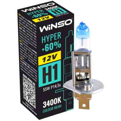 Автолампа WINSO H1 HYPER +60 55W (712120) Вінниця