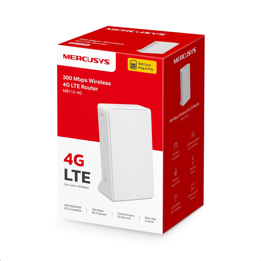 Бездротовий маршрутизатор Mercusys MB112-4G ( 13629 ) Харків - фото 5