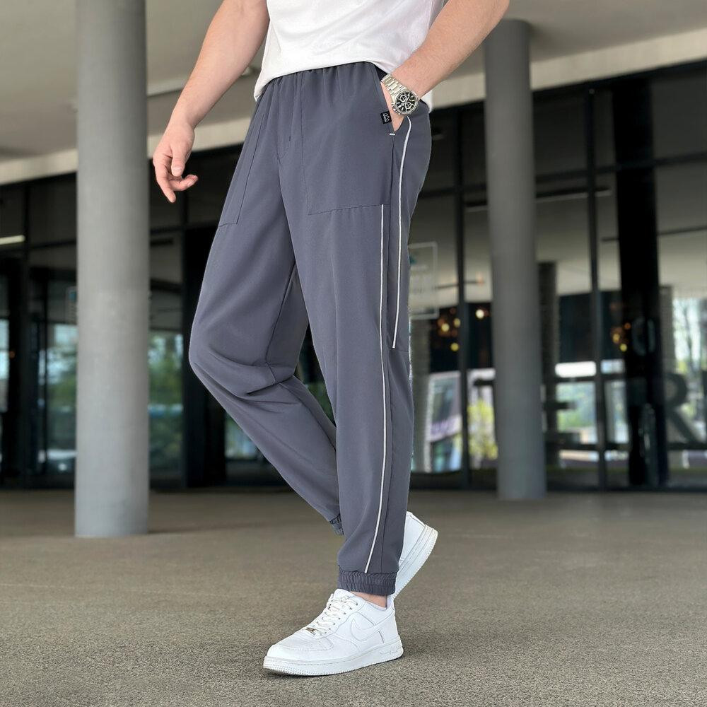 Мужские легкие джогеры из софта антрацитные Pobedov Weekend Киев - изображение 4