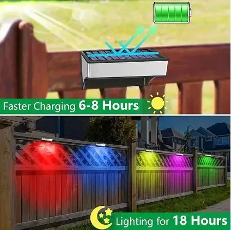 Светильник садовый rgb, уличный настенный светильник / водонепроницаемый MULTI Коломыя - изображение 7