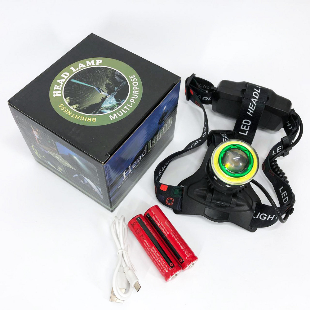 Ліхтарик на лоб Police, Водонепроникний ліхтарик Налобний з захистом від вологи JE-10 Львів - фото 1