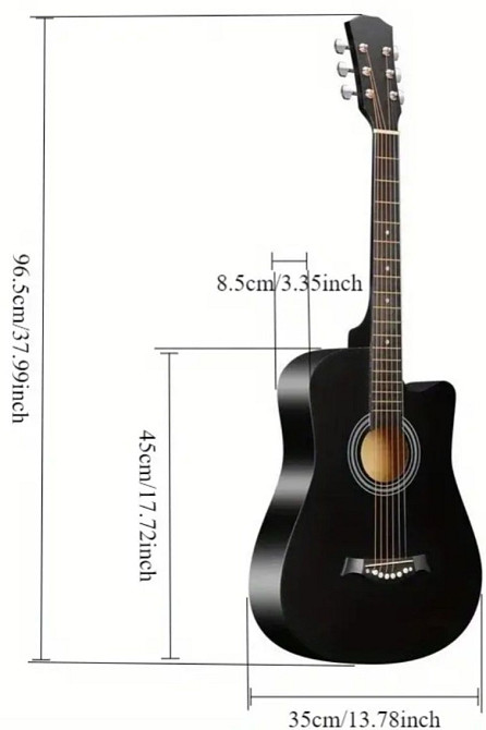 Акустична гітара + комплект для навчання. Харків - фото 7