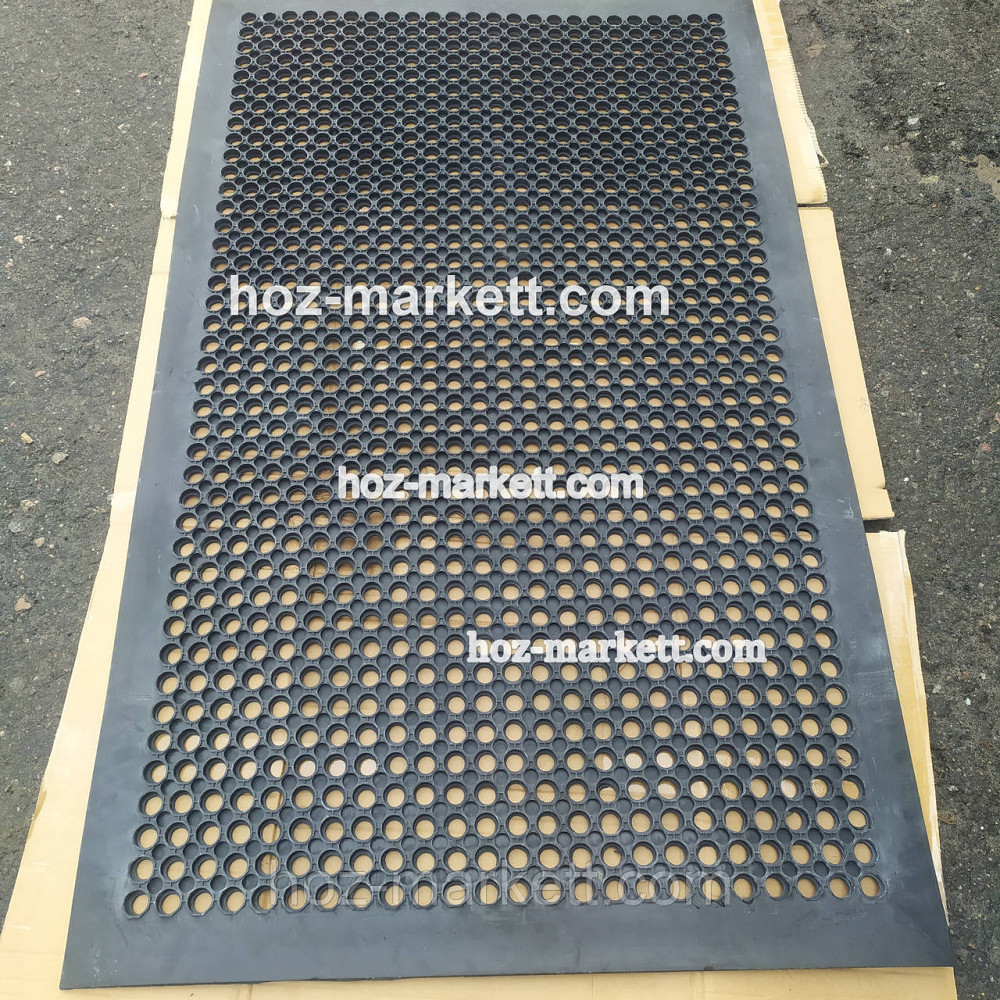 Килимок 150 см х 92 см х 1.2 см гумовий Скандинавія з отворами, гумове покриття Ковер 1500 х 916 Харків - фото 1