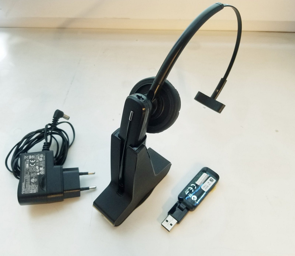 Безпровідна DECT-гарнітура / моно навушники Poly Savi 8245 UC Plantronics (Б клас) Луцьк - фото 1