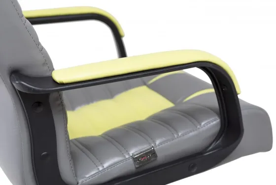 Офісне Крісло Керівника Richman Atlant Lord 21-14 Підлокітник Річ Пластік М2 AnyFix Жовто-Сірий Київ