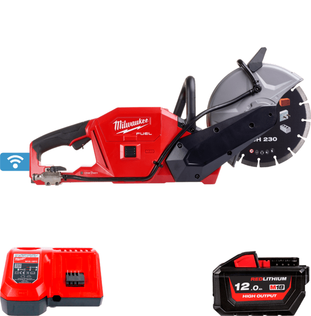 Машина відрізна акумуляторна MILWAUKEE, M18 FCOS230-121, O230мм (+зар.пр., 1акум.Х 12Аг) Одеса - фото 1