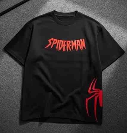 Футболка SPIDERMAN — чорна футболка з принтом Людини-павука M Чернівці