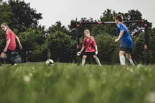 Врата футбольные Hudora Pro Tect 300 х 200 см, черные Киев