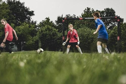 Врата футбольные Hudora Pro Tect 300 х 200 см, черные Киев - изображение 3