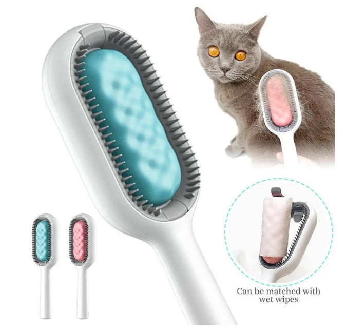 Щітка для сухого та вологого вичісування домашніх тварин 185с COMB Дніпро - фото 1