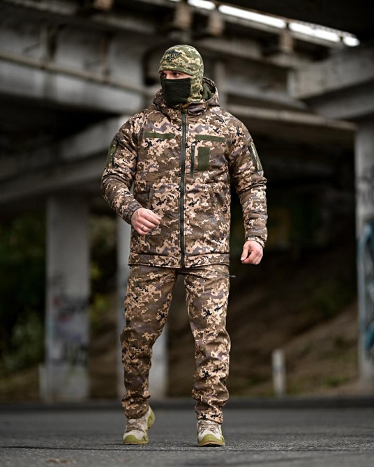 Зимовий тактичний костюм gamma original піксель ПП8166 Одеса - фото 12