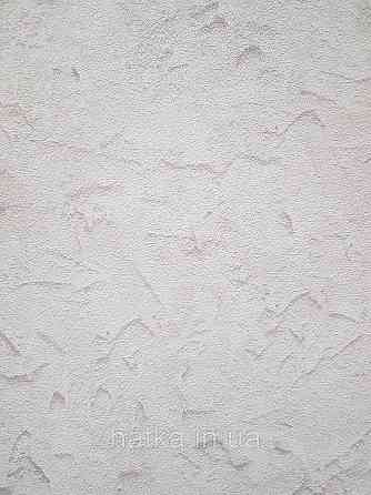 Шпалери вінілові на флізеліні гарячого тиснення DU&KA 1.06х10 вензель основа під штукатурку сірі коричневі Київ