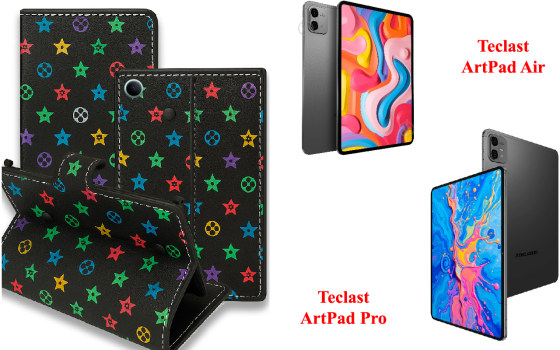 Книжка-трансформер для планшета Teclast ArtPad Air, Teclast ArtPad Pro, колір Black Lyi Black Київ