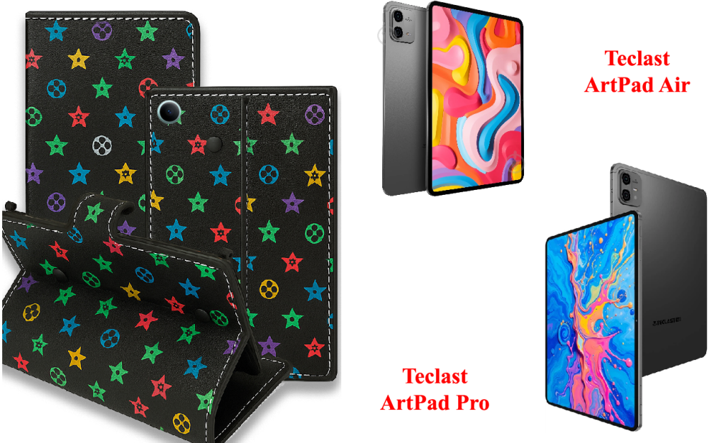 Книжка-трансформер для планшета Teclast ArtPad Air, Teclast ArtPad Pro, колір Black Lyi Black Київ - фото 1