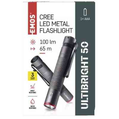 Ліхтар EMOS P3150 100Lm 1AAA Metal (P3150) Вінниця