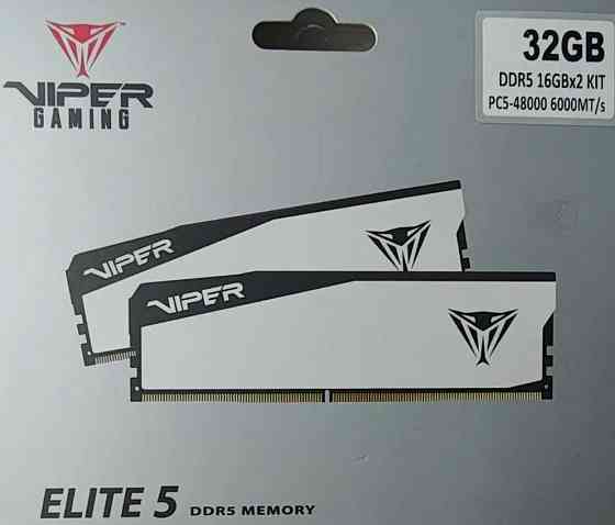 Комплект DDR5 6000/CL30 32GB [2x16] Viper Elite 5. Харків