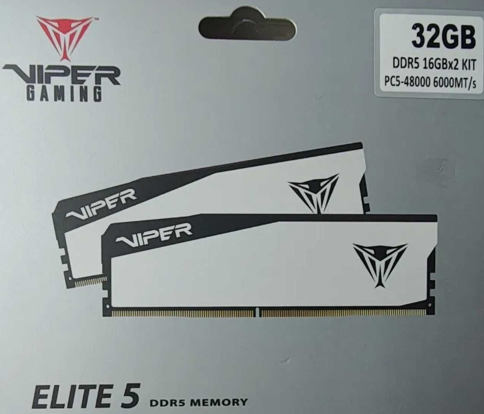Комплект DDR5 6000/CL30 32GB [2x16] Viper Elite 5. Харків - фото 2