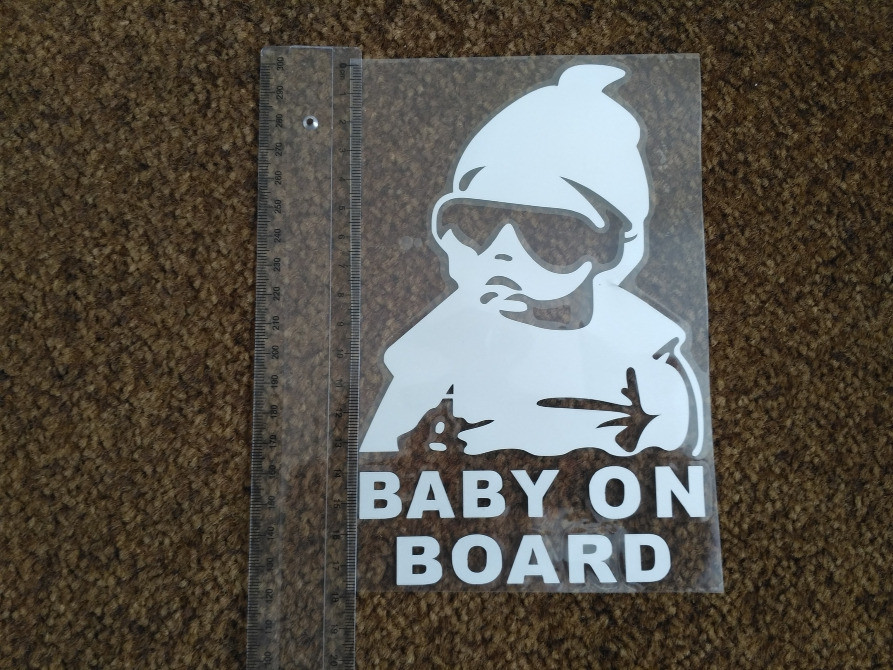 Наклейка Ребенок в машине Baby on board большая св Киев - изображение 4