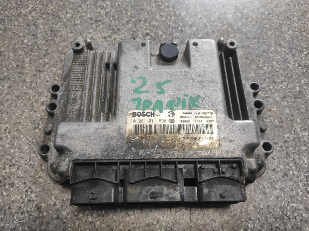 Блок керування двигуном Nissan Primastar 2.5 DCI 2001-2006 (0281011890) Ковель - фото 1