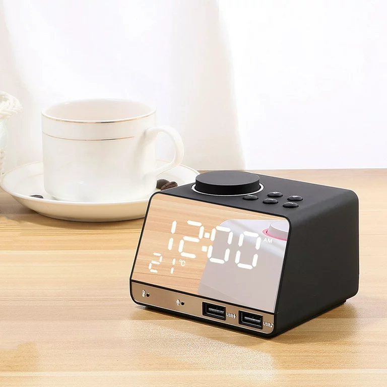 Настільний багатофункціональний годинник, Bluetooth колонка, USB-зарядка, FM-радіо Anole К11 Луцк - изображение 1