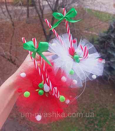 Обруч Конфетки Конфетка красно-белая Кривой Рог