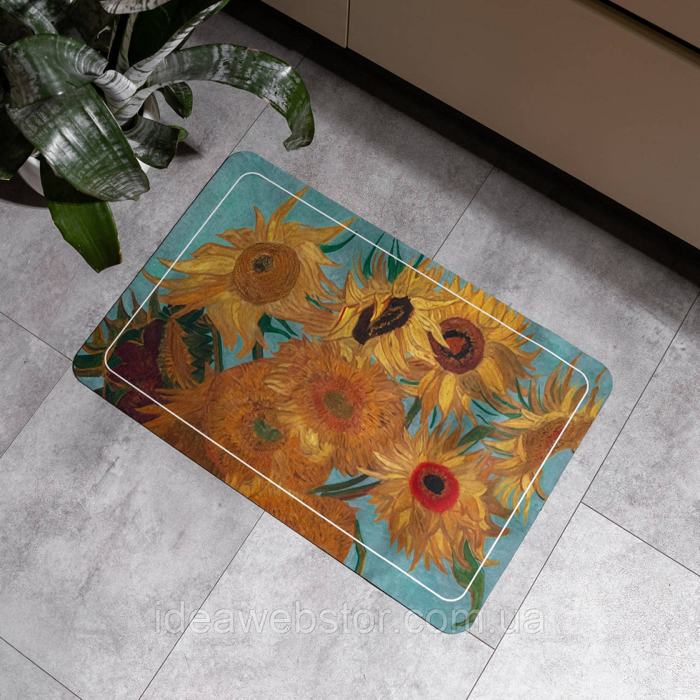 Килимок діатомітовий Sunflower 58*38 см прямокутний Yiwu HP-42-102 Київ - фото 2