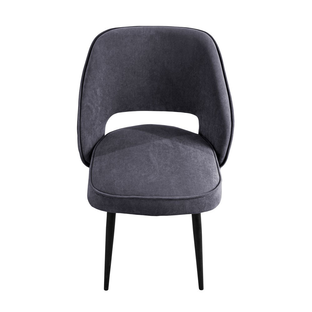 Стул кресло мягкий MarvelDesign Simple 54 округлые ножки Серый Киев - изображение 3