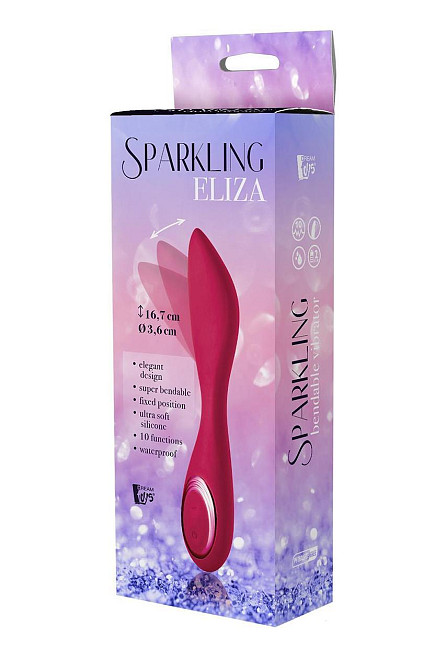 Вибратор гибкий Dream Toys SPARKLING ELIZA Sex Aura Киев - изображение 2