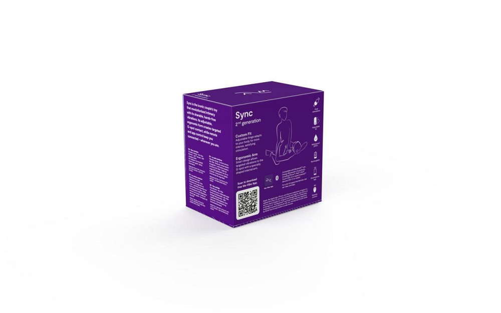 Смарт-вибратор для пар We-Vibe Sync 2 Purple, 10 виброрежимов, пульт ДУ Sex Aura Киев - изображение 10